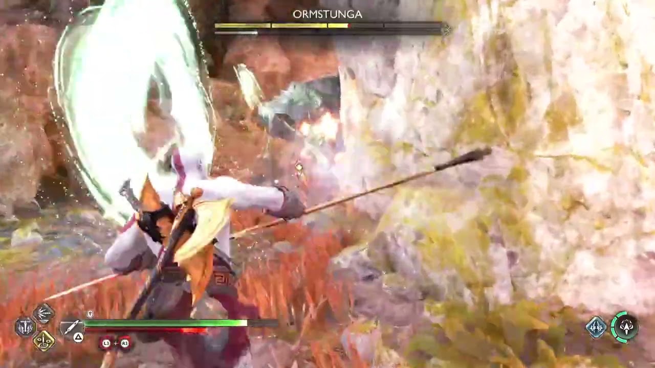 God of war Ragnarok Ormstunga boss Fight (favor)