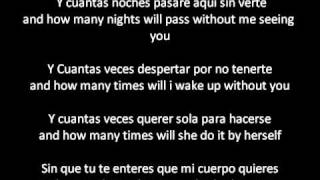 Video thumbnail of "Kumbia Kings-Insomnio Letra/Lyrics English and Spanish"