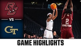 Boston College vs. Georgia Tech Highlights | 2025-26 ACC Women's Basketball