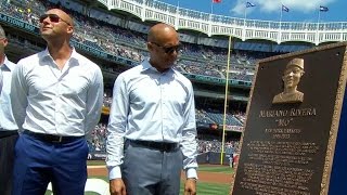 TB@NYY: Rivera honored in dedication ceremony