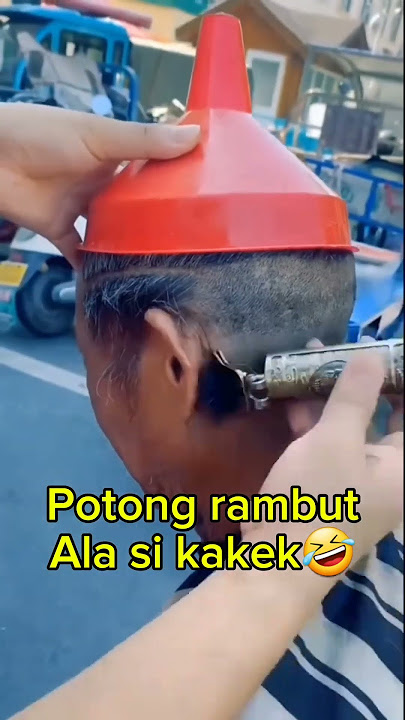 trik potong rambut simple😂😅 #funny #ngakak #memengakakkocak #sinetronkomedi #lucu #gokil #trending