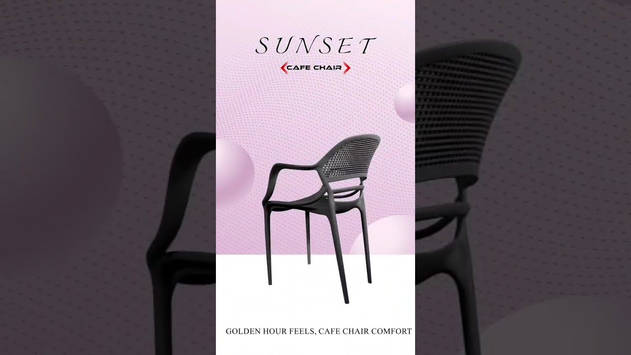 Sunset Cafe Chair – Stylish & Comfortable Seating Solution