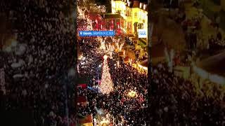 Shkodra hap festimet e fundvitit, ndizet qyteti nga dritat