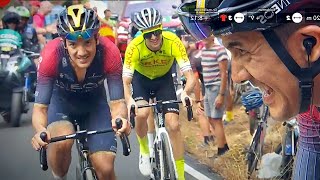 Richard Carapaz FAKES SUFFERING then ATTACKS #2 | Vuelta a España 2022 Stage 12
