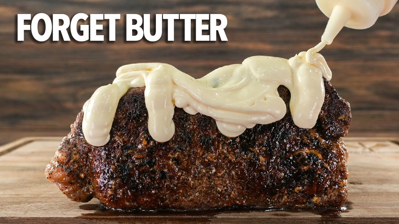 I replaced BUTTER with MAYO on steaks and this happened!