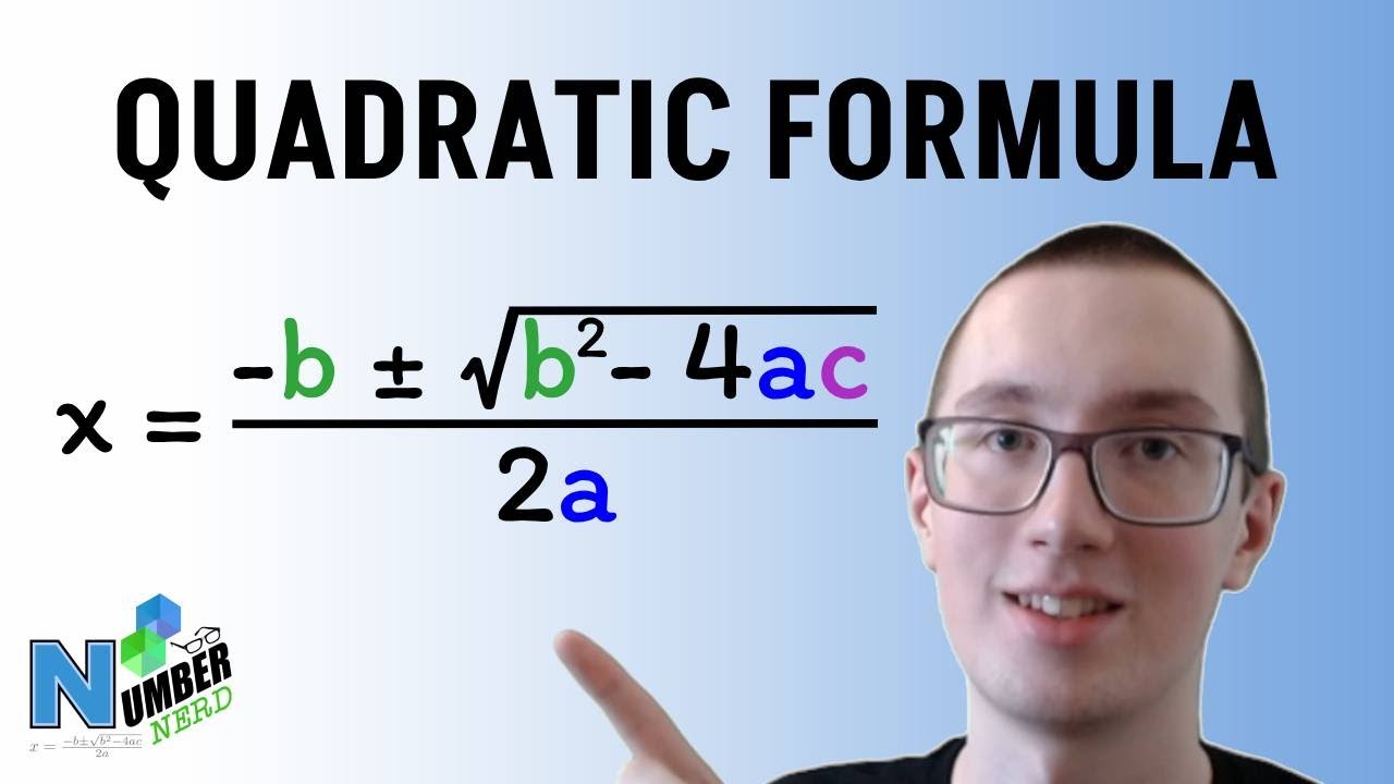 How to Solve Using the Quadratic Formula! [Algebra] - YouTube