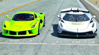 jesko laferrari vs