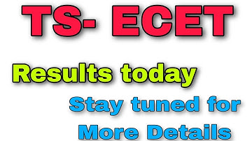 TS ECET Results Today || Stay tuned for more details || KVS TRICKS ||