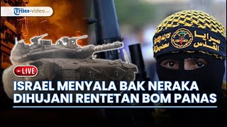 🔴Ganas! Israel Menyala Bak Neraka Dihujani Proyektil Pasukan Perlawanan Palestina, IDF Hancur Total