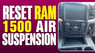 How To Reset Ram 1500 Air Suspension