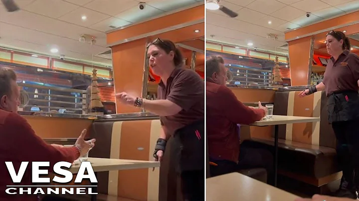 Waitress  kicked out a customer after he tried to ...
