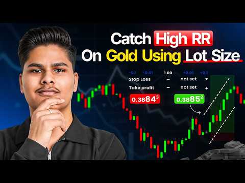 How to Catch High RR on Gold Using Lot Size 🔥