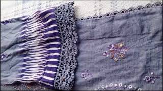 #lawn gray suit #lace