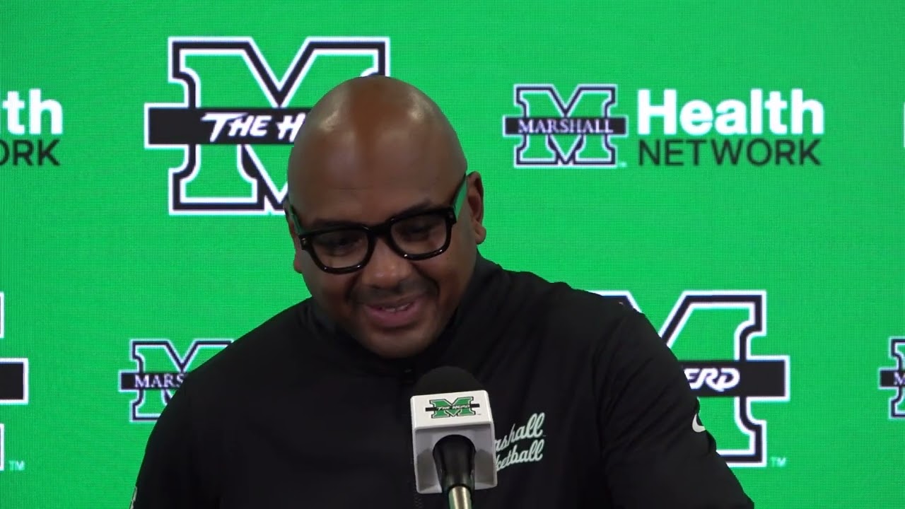 Мужская баскетбольная команда Маршалла: послематчевая пресс-конференция Корни Джексона (Мерсихерст)