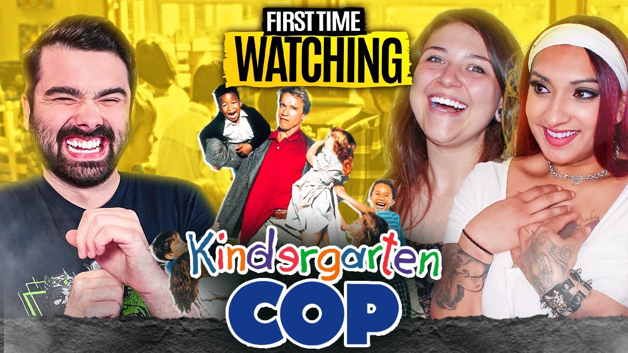 KINDERGARTEN COP * Movie Reaction | First Time Watching | Group Reaction with special Guest !