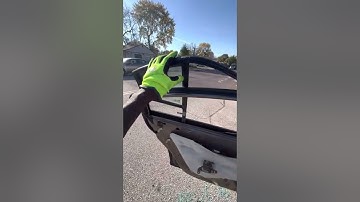 2008 Saturn aura rear driver side window replacement