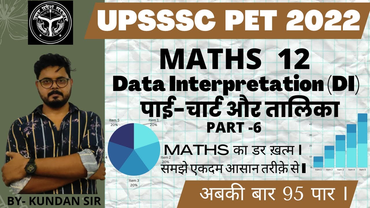 UPSSSC PET 2022 MATHS 12 / DATA INTERPRETATION  D. I || 