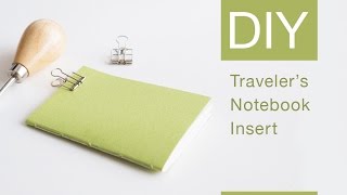 [ DIY ] Traveler's Notebook Insert