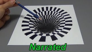 Infinite Way Illusion art that you may fell to draw it now.  Illusion  drawings, Optical illusion drawing, Cool optical illusions