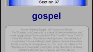 LDS D&C 37 - Doctrine and Covenants Section 37 - www.publishpeace.org