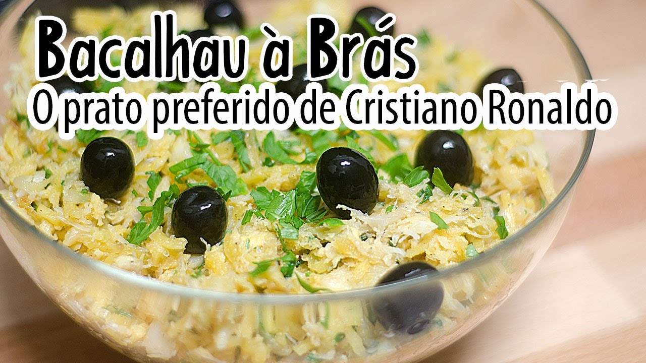 RECEITA DE BACALHAU À BRÁS, O PRATO PREFERIDO DE CRISTIANO RONALDO