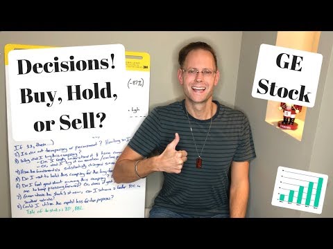 GE STOCK PRICE IS TANKING: WHAT WOULD I DO? (Buy, Hold, or Sell - Dividend Investing Style)