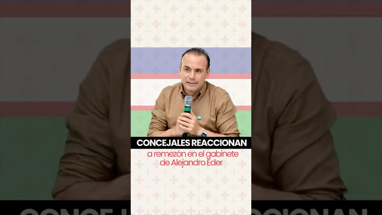 Concejales reaccionan a remezón en el gabinete de Alejandro Eder