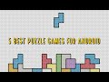 Top 5 Free Puzzle Games for Android #shorts