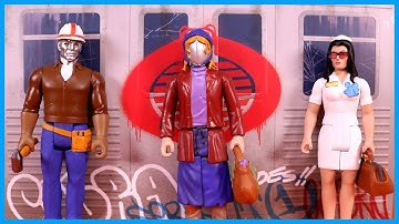 Super7 ReAction G.I. JOE COBRA ESCAPE 3 PACK Action Figure Review