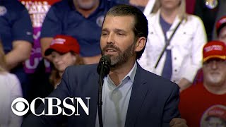 "AOC sucks" chant erupts during Trump rally in Michigan