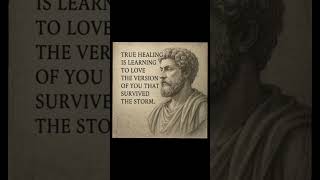Healing Means Accepting Yourself 🌿 #healing #stoicism..