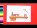 How To Draw A Study Table