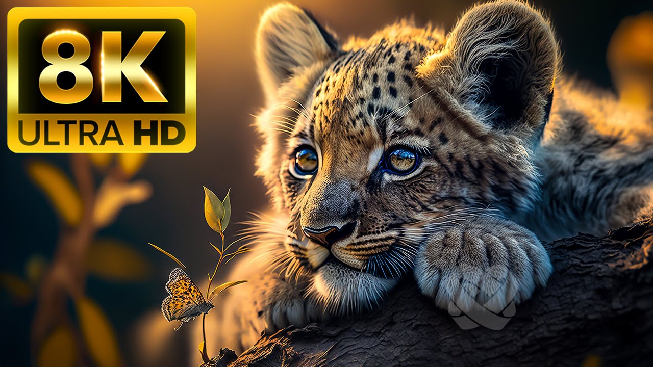⁣AFRICAN WILDLIFE 8K (120FPS) ULTRA HD - With Relaxing Music (Colorfully Dynamic)