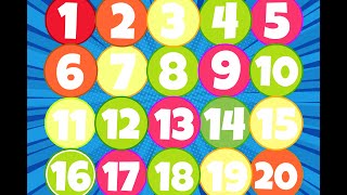Famous Count Down From 20 to 1 | Numbers & Counting for Children Wealth