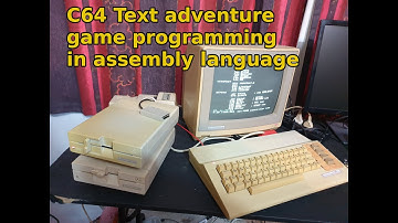 C64 Assembly text adventure game beginnings