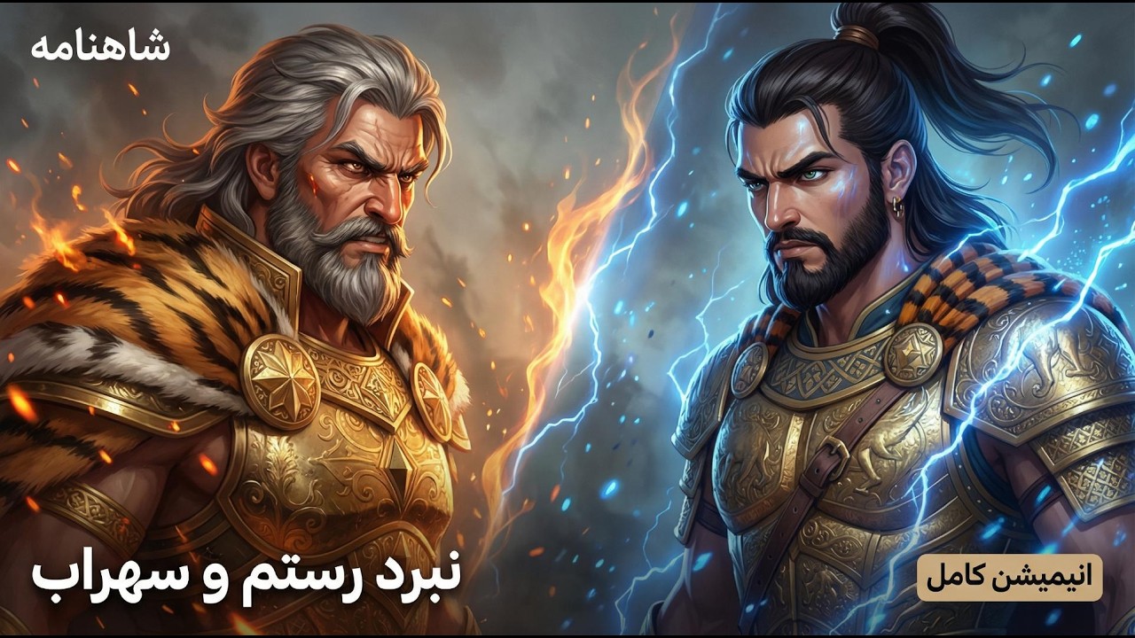 انیمیشن رستم و سهراب  |  نسخه کامل 💔⚔️