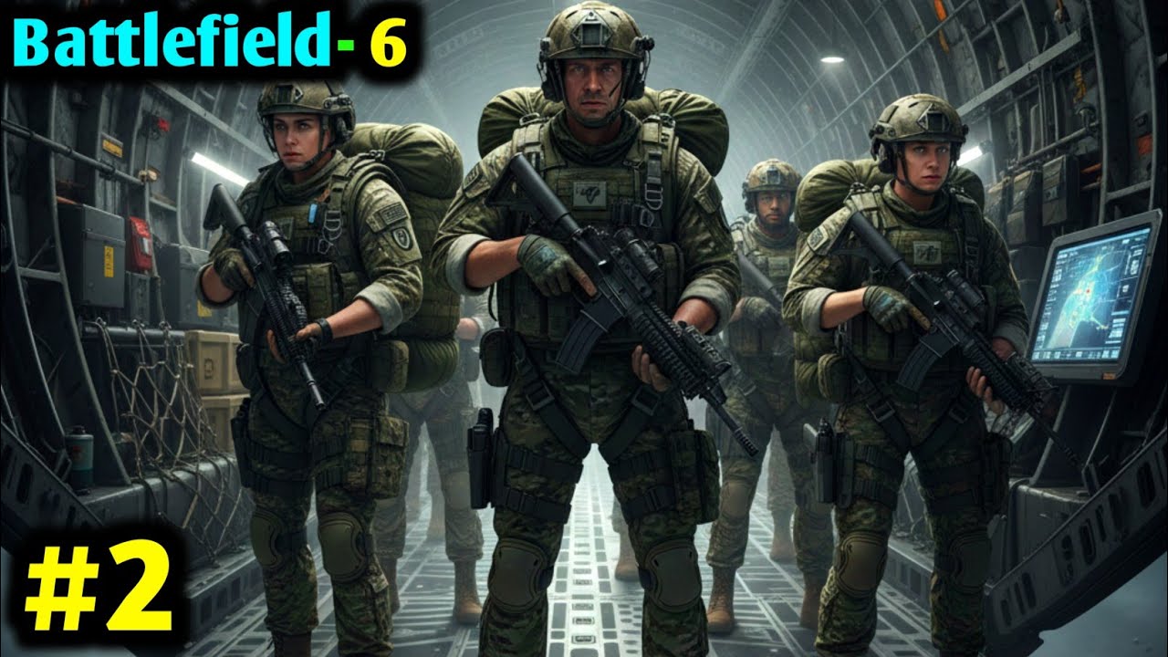 Jumping from 20,000ft Cargo Plane into Warzone | Battlefield 6 Realistic Gameplay 