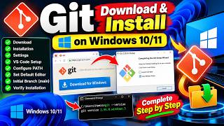 Git Installation in Windows 10/11 | Step-by-Step Tutorial for Beginners