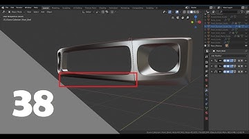 Blender 2.8 Car Modeling Tutorial - Part 38 (Front Shell Tweaks)