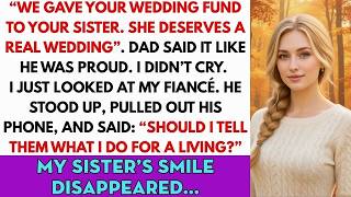 Dad Gave My Wedding Fund To My Sister—“She Deserves It ” Then My Fiancé Stood Up And Said