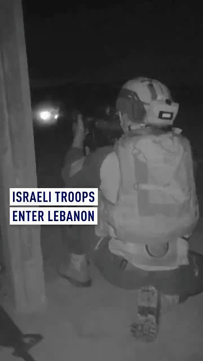 Israeli troops enter Lebanon