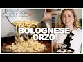 ONE POT BOLOGNESE BAKED ORZO | Easy Date Night For One!