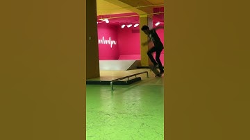 50-50 grind on a flat bar