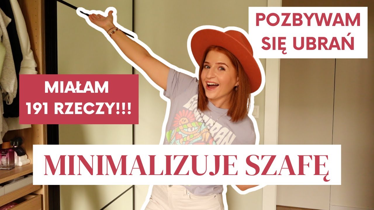 RADYKALNE PORZĄDKI W SZAFIE🔥 MIAŁAM 191 RZECZY❌ MINIMALIZOWANIE UBRAŃ👗