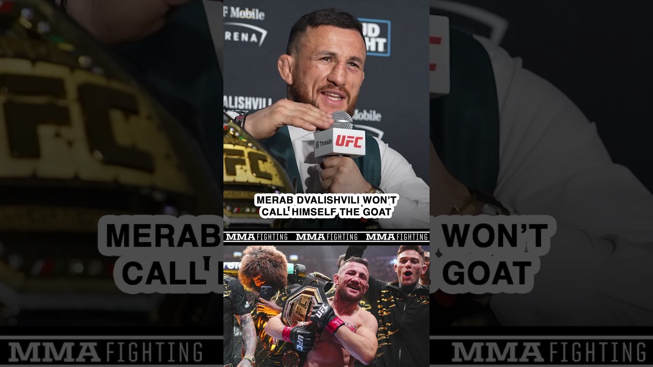 Merab Dvalishvili won't call himself bantamweight GOAT after UFC 320 win | MMA Fighting