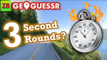 3 SECONDS PER ROUND? ARE YOU SERIOUS?!? Geoguessr Madness