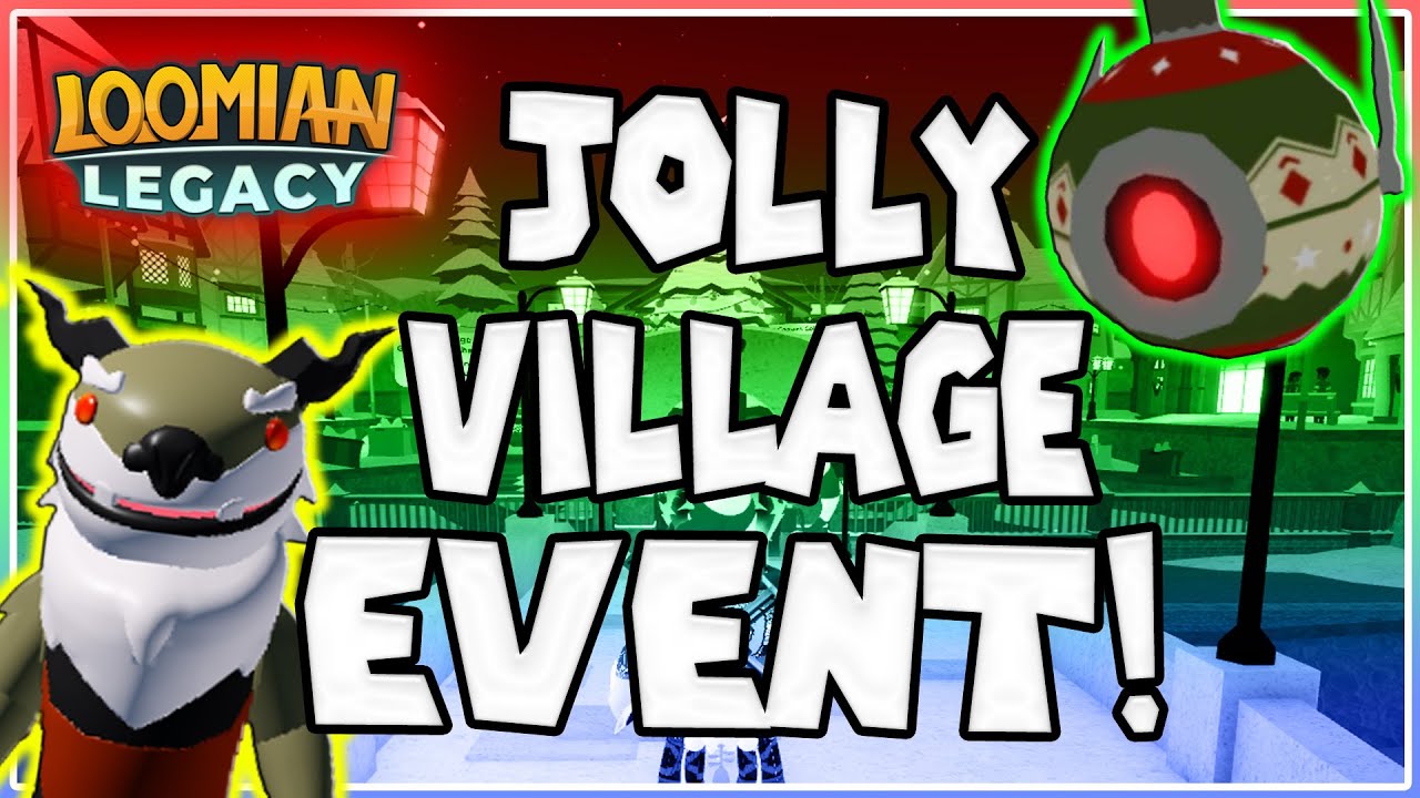 Loomian Legacy News Center - BREAKING NEWS: Loomian Legacy Developer Tbradm  has announced that Jolly Village aka the Christmas Event will be coming  back to Loomian Legacy. Jolly Village is expected to