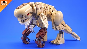 Lego D-REX / DISTORTUS REX uit Jurassic World Rebirth