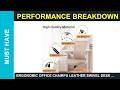 Ergonomic Office ChairPU Leather Swivel Desk Review 2026