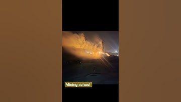 amazing night view of open cast working #mining #opencastmining #shorts